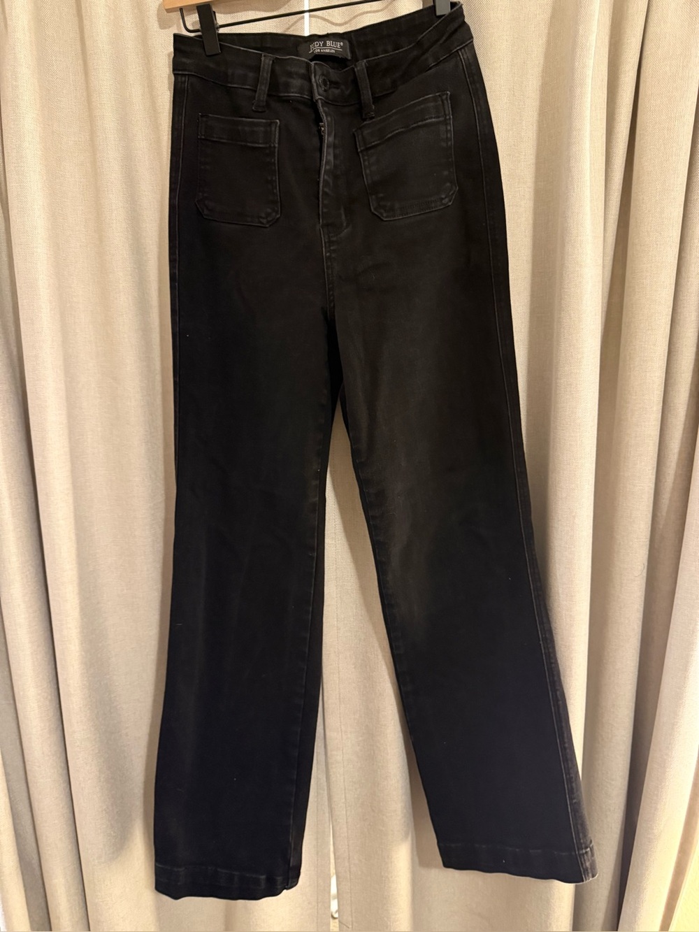 Judy Blue Faded Black Patch Pocket Jeans 9/29